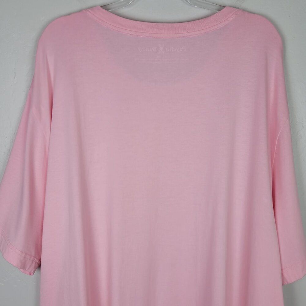Psycho Bunny Size 4XL Pima Cotton T-Shirt Graphic Tee Short Sleeve Pink - Picture 4 of 16